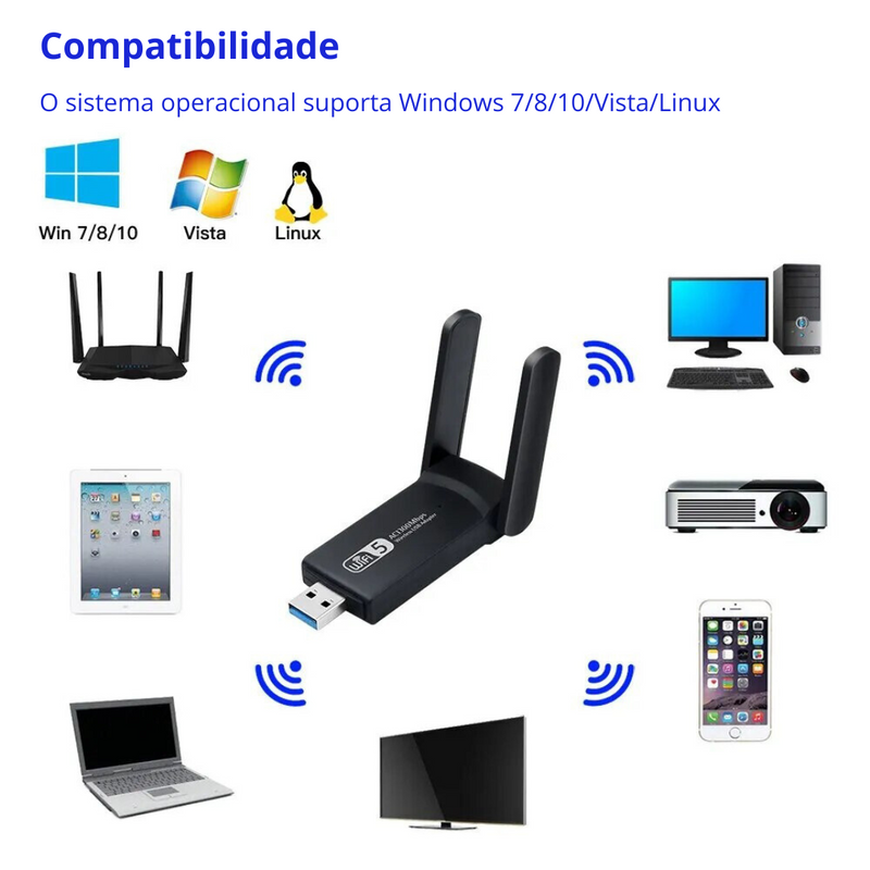 Adaptador Wifi USB