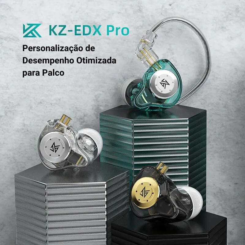 Fones de Ouvido KZ EDX PRO - Com MIC