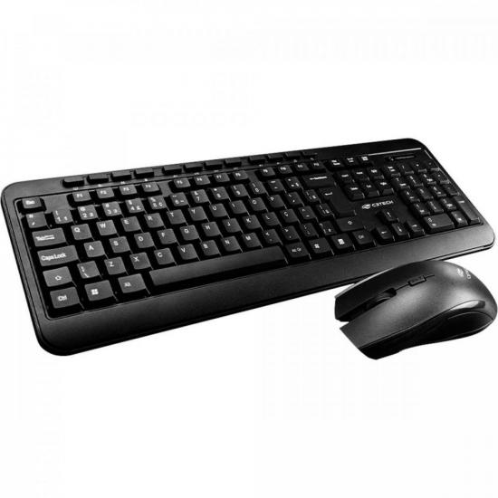 Kit Teclado e Mouse C3Tech K-W60BK