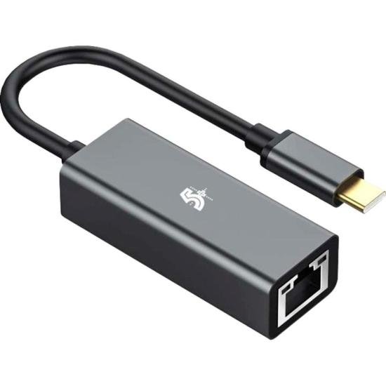 Conversor USB C para LAN RJ45