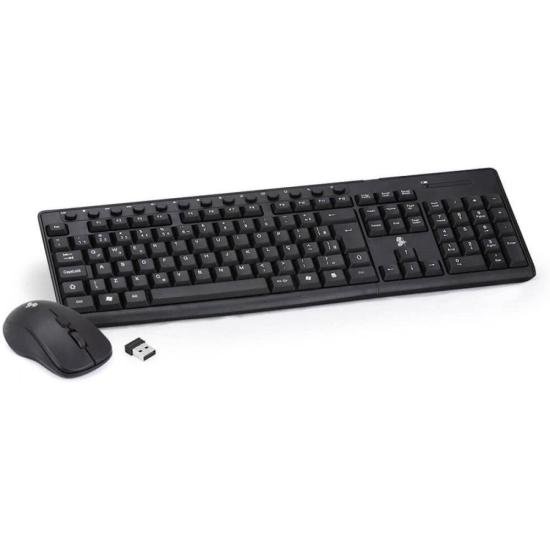 Kit Teclado e Mouse Sem Fio Office KW-500