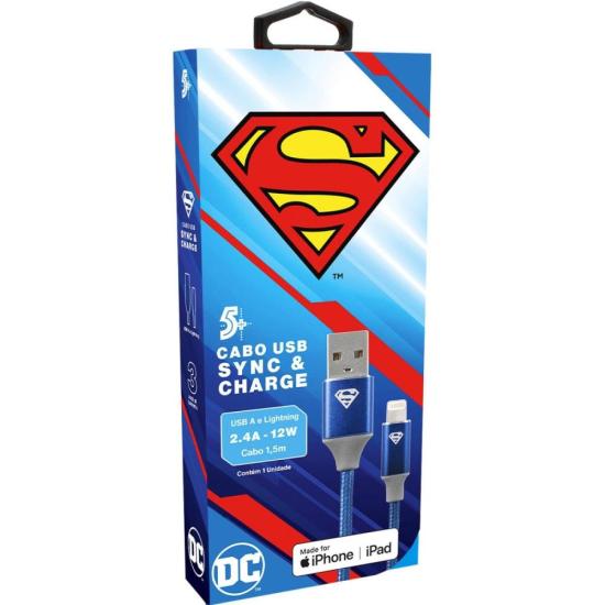 Cabo USB-A Lightning Superman