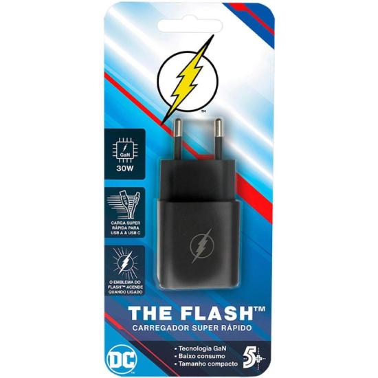 Carregador USB-A USB-C Flash 5+