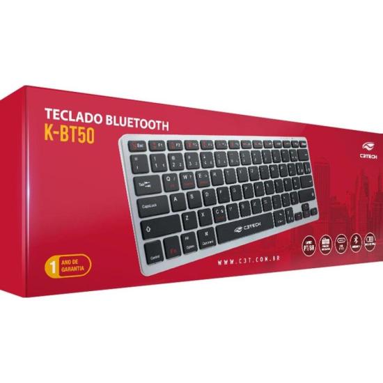 Teclado C3Tech K-BT50BK